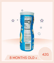 Load image into Gallery viewer, Nutrition facts of Gerber Puffs Banana 42g Canister