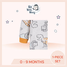 Load image into Gallery viewer, Gerber Baby Boy Dinos Sleep 'N Plays with long sleeves