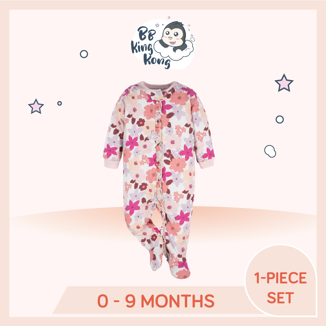 Gerber 1 Pack Baby Girl Cherry Blossoms Sleep 'N Plays for 0 to 9 months