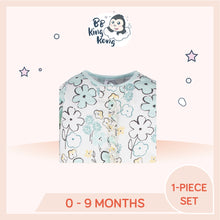 Load image into Gallery viewer, Gerber Baby Girl Flowers bodysuit with front zipper and safety tab