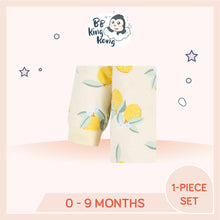 Load image into Gallery viewer, Gerber Baby Girl Lemon bodysuit long sleeves