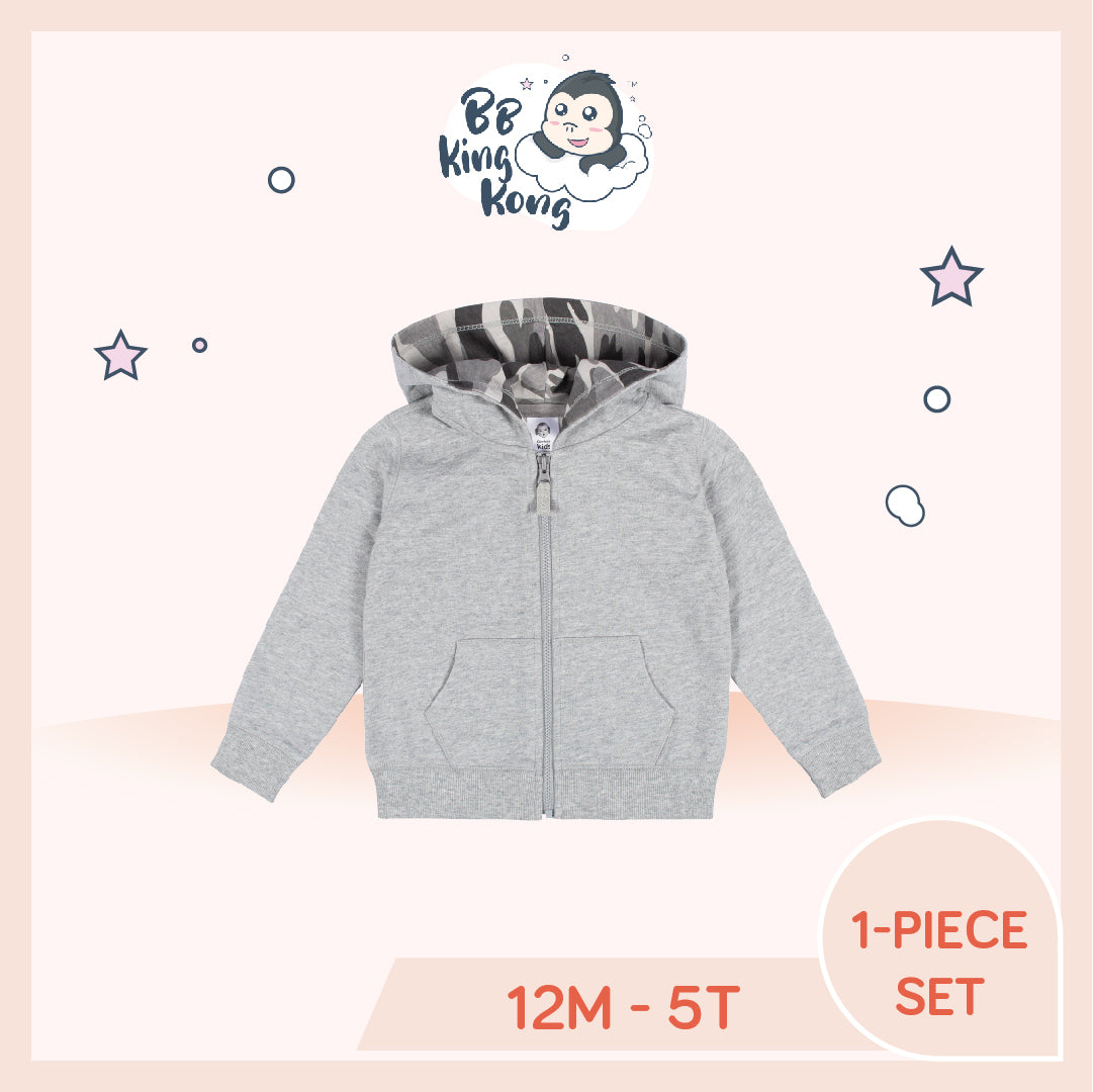 Gerber 2 Pack Baby Boy Grey Hoodie for 12 months to 5 years old