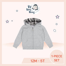 Load image into Gallery viewer, Gerber 2 Pack Baby Boy Grey Hoodie for 12 months to 5 years old