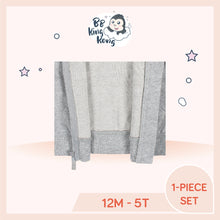 Load image into Gallery viewer, Grey hoodie zip front enclosure and inner clothing