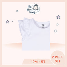 Load image into Gallery viewer, Gerber 2 Pack Baby Girl Pink-White Short Sleeve Top