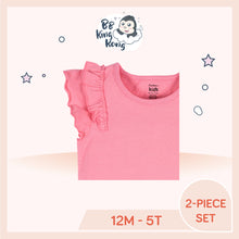 Load image into Gallery viewer, Gerber 2 Pack Baby Girl Pink-White Short Sleeve Top