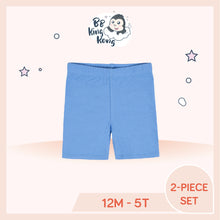 Load image into Gallery viewer, Light blue Gerber Baby Girl Bike Short Pant