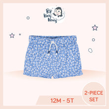 Load image into Gallery viewer, Light blue Gerber Baby Girl Short Pant