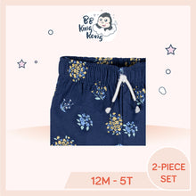 Load image into Gallery viewer, Navy Gerber Baby Girl Short Pant waistband