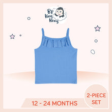 Load image into Gallery viewer, Blue Gerber Baby Girl Sleeveless Top for 12 to 24 months