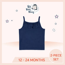 Load image into Gallery viewer, Navy Gerber Baby Girl Sleeveless Top