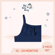 Load image into Gallery viewer, Close up of navy Gerber Sleeveless Top