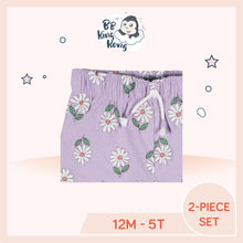 Load image into Gallery viewer, Purple Gerber Baby Short Pant with elastic waistband