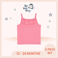 Load image into Gallery viewer, Pink Gerber Baby Girl Sleeveless Top for 12 to 24 months