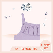 Load image into Gallery viewer, Close up of purple Gerber sleeveless top