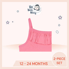 Load image into Gallery viewer, Close up of pink Gerber sleeveless top