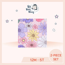 Load image into Gallery viewer, Close up of skirt pink floral design