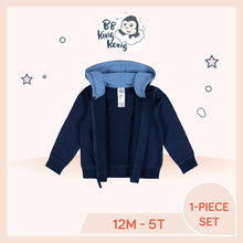 Load image into Gallery viewer, Interior of Gerber 2 Pack Baby&Kids Boy Blue Hoodie for 12 months to 5 years old