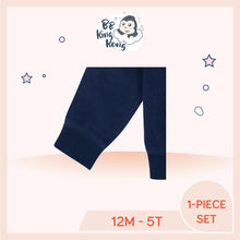 Load image into Gallery viewer, Blue hoodie cuffed sleeve