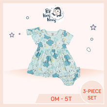 Load image into Gallery viewer, Gerber 3 Pack Baby Girl Daisies Dress Set for 0 months to 5 years old