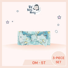 Load image into Gallery viewer, Baby girl headband with daisies print for newborns to 5 years old