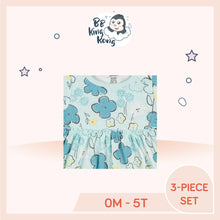 Load image into Gallery viewer, Blue dress features a comfy crew neck