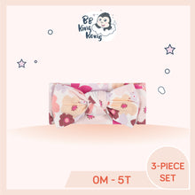 Load image into Gallery viewer, White floral baby girl headband for 0 months to 5 years old