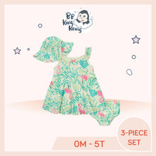 Load image into Gallery viewer, Gerber 3 Pack Baby Girl Florest Dress Outfit Set for 0 months to 5 years old