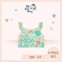 Load image into Gallery viewer, Gerber Baby Girl Florest Dress features a comfy crew neck design