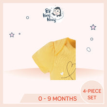 Load image into Gallery viewer, Yellow tee with comfy lap shoulder neckline and short sleeve