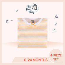 Load image into Gallery viewer, Close up of white and orange striped clothing