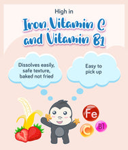 Load image into Gallery viewer, Cerelac Puffs Snacks Banana & Strawberry 50g Pouch