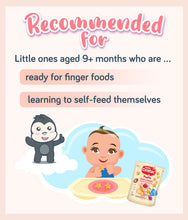 Load image into Gallery viewer, Cerelac nutripuffs snacks banana strawberry recommended for kids ready for finger foods and learn self-feeding