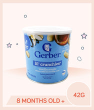Load image into Gallery viewer, Gerber Lil Crunchies Vanilla Maple 42g Canister
