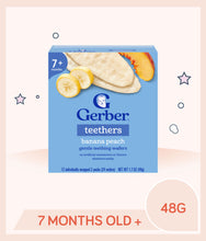 Load image into Gallery viewer, Gerber Teethers Banana Peach 48g Box