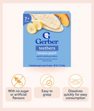 Load image into Gallery viewer, Gerber Teethers Banana Peach 48g Box