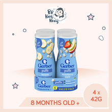 Load image into Gallery viewer, Gerber Grain & Grow Puffs Strawberry Apple/Banana Value Pack (168g)
