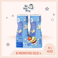 Load image into Gallery viewer, Gerber Grain & Grow Puffs Strawberry Apple/Banana Value Pack (168g)