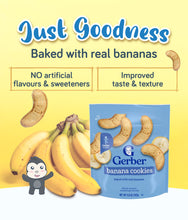 Load image into Gallery viewer, Gerber Snack Banana Cookies 142G Box Makanan Bayi 12 months+/Baby Food Snack/Biscuit