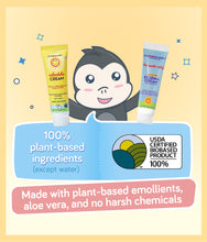 Load image into Gallery viewer, California Baby Calendula Cream and Eczema Cream sample pack is 100% plant-based ingredients with USDA-certified.