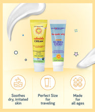 Load image into Gallery viewer, California Baby Calendula Cream and Eczema Cream sample pack soothes dry, irritated skin, suitable for travelling and all ages