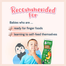 Load image into Gallery viewer, Gerber Organic Puffs Peach 42g is for babies ready for finger food and self-feeding