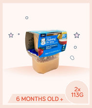 Load image into Gallery viewer, Front tilt view of Gerber Natural Apple Strawberry Banana Tub