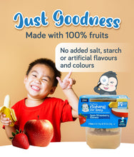 Load image into Gallery viewer, Gerber Natural Apple Strawberry Banana made with 100% fruits and no added salt, starch, artificial addings