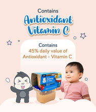 Load image into Gallery viewer, Gerber Natural Apple Strawberry Banana contains 45% daily value of Vitamin C