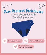 Load image into Gallery viewer, Emer Stella Blue mid-waist has strong absorption with anti-leak protection