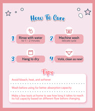 Load image into Gallery viewer, Care and wash tips for Emer Stella Day mid-waist