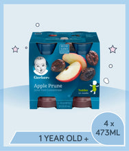 Load image into Gallery viewer, Gerber 100% Apple Prune Juice 473ml Bottle (pack of 4 x 118ml)