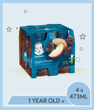 Load image into Gallery viewer, Gerber 100% Apple Prune Juice 473ml Bottle (pack of 4 x 118ml)