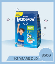 Load image into Gallery viewer, Front view of Lactogrow Aktif 850g Pouch